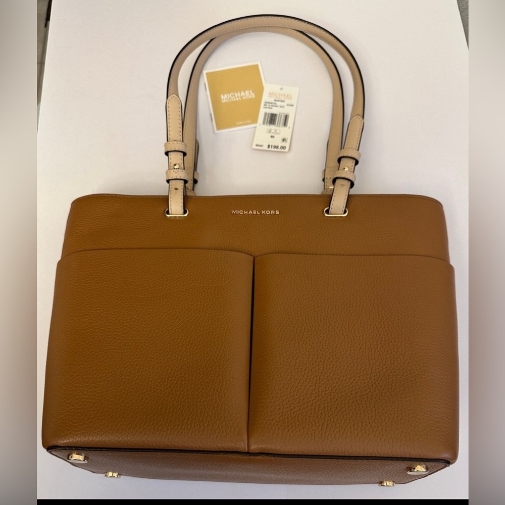 Michae Kors* Tote-Bag*Acorn*Pebble leather~Like New